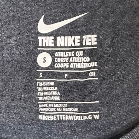 Michigan State MSU Womens The Nike Tee Short Sleeve T-Shirt | Gray | Size Small - Picture 3 of 5